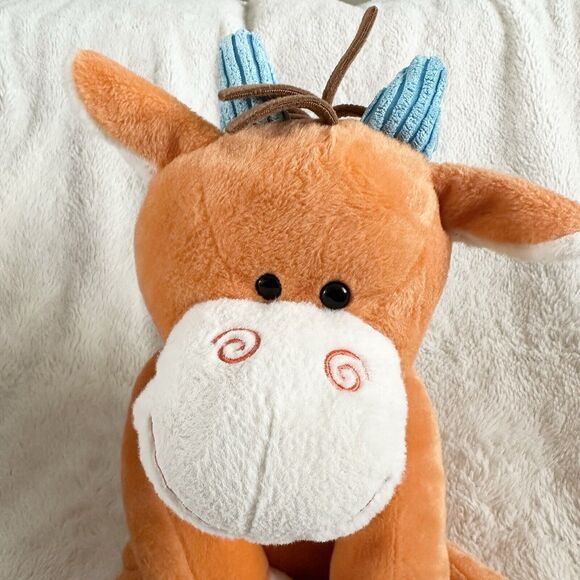 Target Circo Orange Giraffe Horse 17” Plush Stuffed Animal Patch - Picture 2 of 6